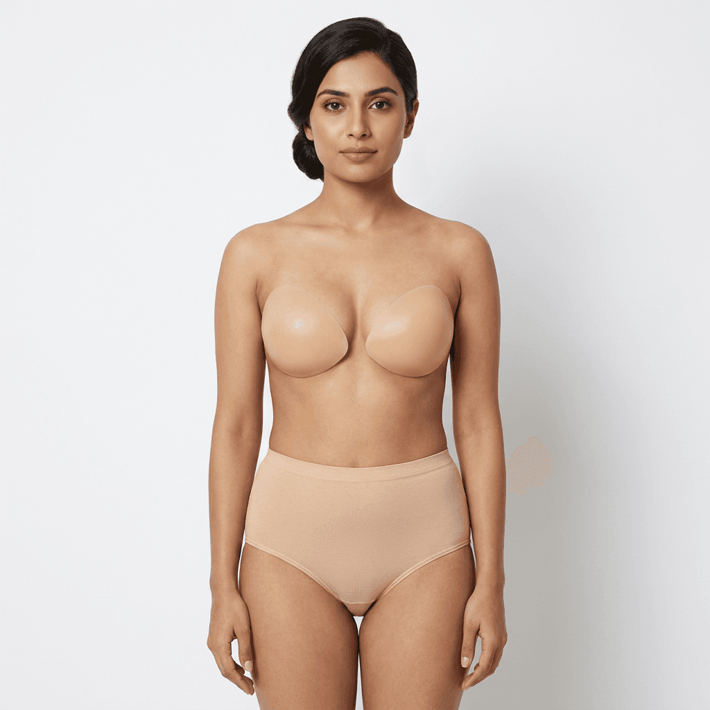 Adhesive Silicone Strapless Bra
